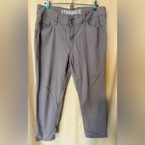 Hydraulic Pants, Women’s size 16 Tan Color 5 Pockets Hydraulic Pants